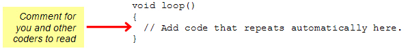 An empty loop function