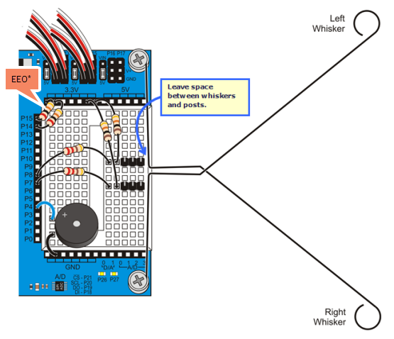 Wiring for the Navigate by Touch tutorial.