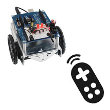 IR Remote Controlled Shield-Bot Project